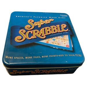 Super Scrabble COMPLETE Winning Moves 2004 Crossword Word More Spaces Tiles